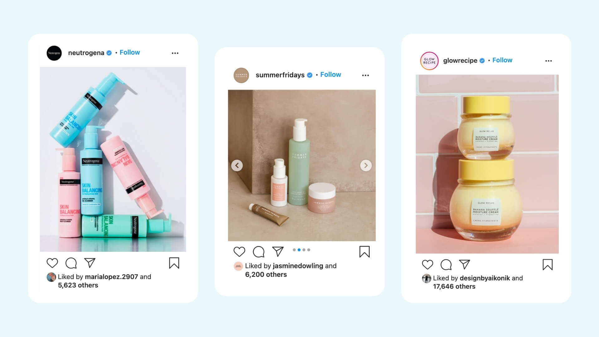 We analysed the visuals of top skincare brands here's what content